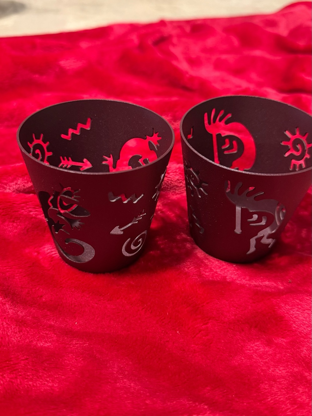 New Mexico design candle holders #397